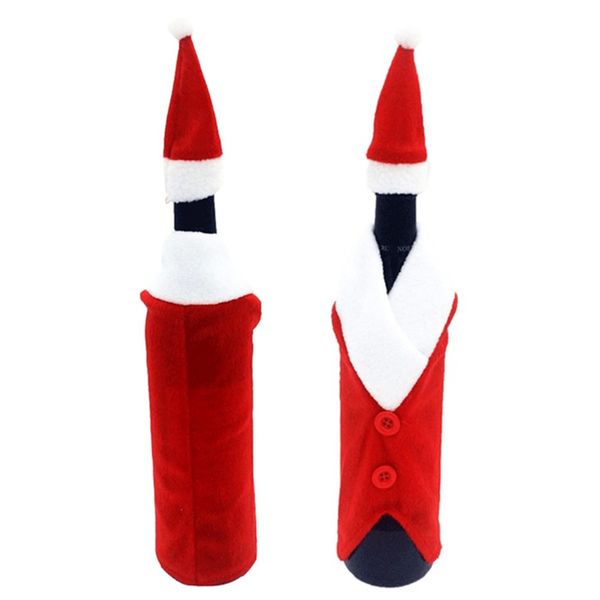 2018 new christmas wine bottle set santa claus button decor cover cap clothes kitchen decoration for christmas dinner party
2018 new christmas wine bottle set santa claus button decor cover cap clothes kitchen decoration for christmas dinner party