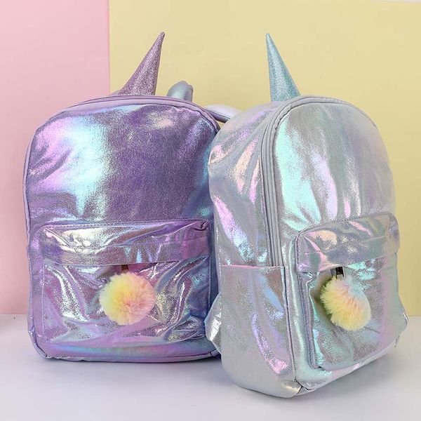 1 pc cute laser unicorn school bags girls children cartoon primary backpacks book capacity bags satchel double shoulder backpack
1 pc cute laser unicorn school bags girls children cartoon primary backpacks book capacity bags satchel double shoulder backpack