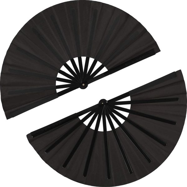2 pieces large folding fan nylon cloth handheld chinese kung fu tai chi black decoration fold hand for party other home decor
2 pieces large folding fan nylon cloth handheld chinese kung fu tai chi black decoration fold hand for party other home decor
