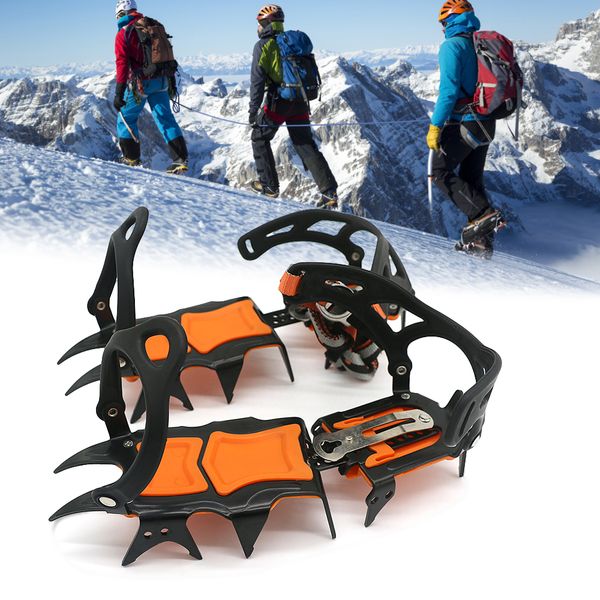 ice gripper 1 pair 14 teeth non slip climbing crampons cleats shoe cover ice crampons winter snow spikes boot shoes for winter
ice gripper 1 pair 14 teeth non slip climbing crampons cleats shoe cover ice crampons winter snow spikes boot shoes for winter