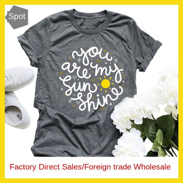 women's dress you are my sunshine casual loose short-sleeved t-shirt women's dress you are my sunshine casual loose short-sleeved, White
women's dress you are my sunshine casual loose short-sleeved t-shirt women's dress you are my sunshine casual loose short-sleeved, White