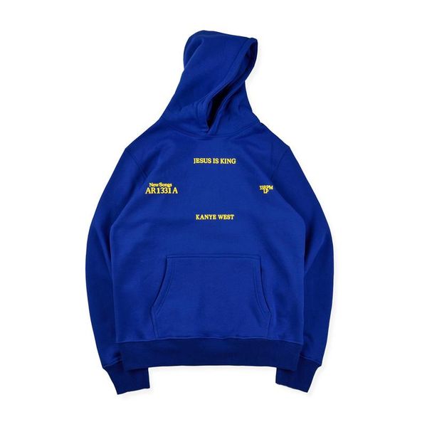 2019 19fw hip hop stars kanye west new songs album jesus is king skateboard fleece embroidery hoodie men women hoodie top, Black
2019 19fw hip hop stars kanye west new songs album jesus is king skateboard fleece embroidery hoodie men women hoodie top, Black