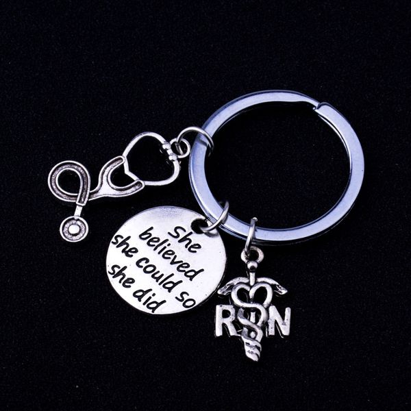 believed inspirational keychain gift stethoscope keyring women girl nurse doctor friend key chain new, Silver
believed inspirational keychain gift stethoscope keyring women girl nurse doctor friend key chain new, Silver