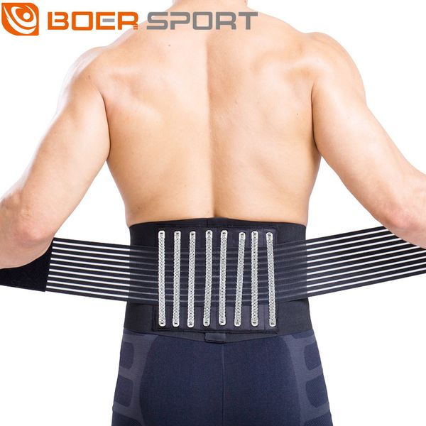 fitness gym belt lower back waist support trimmer lumbar belt compression 8 springs support double pull strap sport accessories, Black;gray
fitness gym belt lower back waist support trimmer lumbar belt compression 8 springs support double pull strap sport accessories, Black;gray