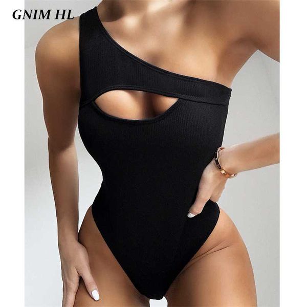 one shoulder hollow out bikini swimwear women 2020 black beachwear bodysuit summer bathing suit women one piece swimsuit 
one shoulder hollow out bikini swimwear women 2020 black beachwear bodysuit summer bathing suit women one piece swimsuit