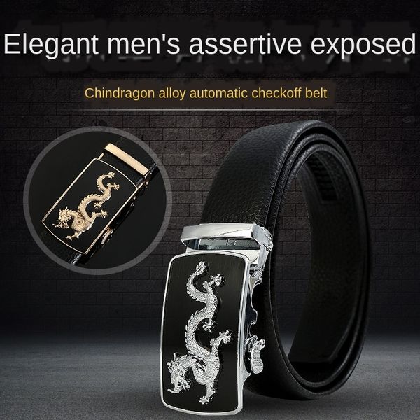 faucet genuine leather alloy automatic buckle fashionable men's leisure men's belt youth belt, Black;brown
faucet genuine leather alloy automatic buckle fashionable men's leisure men's belt youth belt, Black;brown