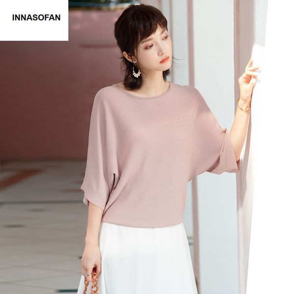 innasofan thin sweater female spring-summer eurasian fashion elegant solid color sweater with bat sleeves and pearls, White;black
innasofan thin sweater female spring-summer eurasian fashion elegant solid color sweater with bat sleeves and pearls, White;black