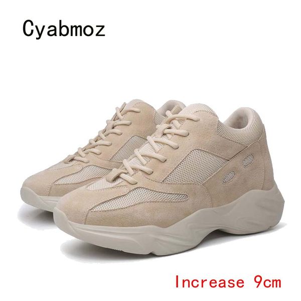 cyabmoz men height increasing shoes invisibly 9cm hidden heels elevator lace up breathable man party casual sneakers men's shoes, Black
cyabmoz men height increasing shoes invisibly 9cm hidden heels elevator lace up breathable man party casual sneakers men's shoes, Black