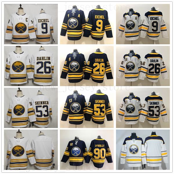 new 50th gold buffalo sabres hockey 9 jack eichel jersey white 26 rasmus dahlin 53 jeff skinner jersey navy blue ryan o'reilly sam rein, Black;red
new 50th gold buffalo sabres hockey 9 jack eichel jersey white 26 rasmus dahlin 53 jeff skinner jersey navy blue ryan o'reilly sam rein, Black;red