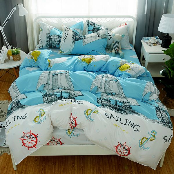 cartoon sailing boat bedding sets blue white kid boy girl duvet cover quilt cover everything is going smoothly pillow cases
cartoon sailing boat bedding sets blue white kid boy girl duvet cover quilt cover everything is going smoothly pillow cases