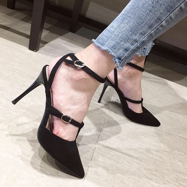 elegant hollow out black suede strappy pumps luxury high heels designer shoes pumps size 34 to 39
elegant hollow out black suede strappy pumps luxury high heels designer shoes pumps size 34 to 39