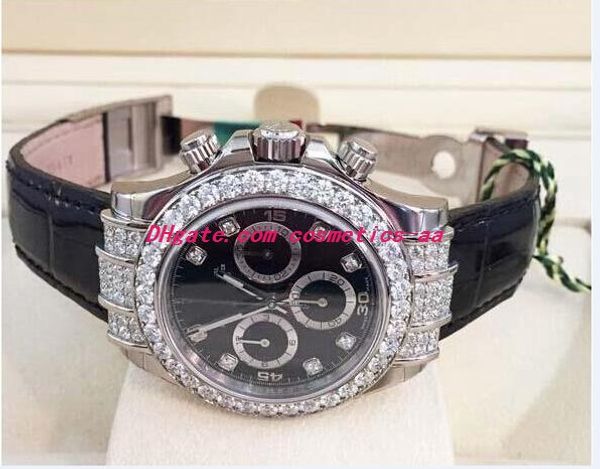 2 style luxury wristwatch 18kt white gold full diamond model 116599 automatic black leather strap mens watch men's wrist watches
2 style luxury wristwatch 18kt white gold full diamond model 116599 automatic black leather strap mens watch men's wrist watches
