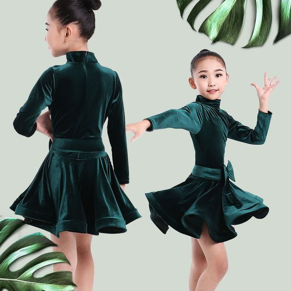 children dance skirt winter lading dance practice serve long sleeve lading show performance suit girl match clothing, Black;red
children dance skirt winter lading dance practice serve long sleeve lading show performance suit girl match clothing, Black;red
