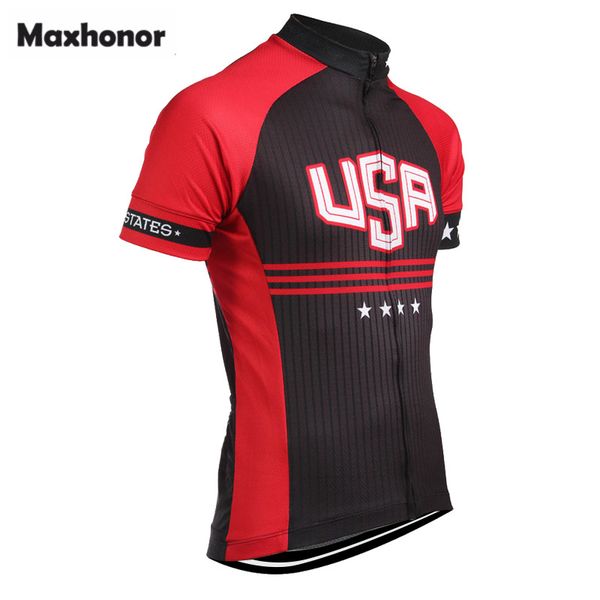 2018 usa cycling jersey red black short sleeve retro cycling clothing ropa de ciclismo mallot customized maxhonor full-zipper, Black;red
2018 usa cycling jersey red black short sleeve retro cycling clothing ropa de ciclismo mallot customized maxhonor full-zipper, Black;red
