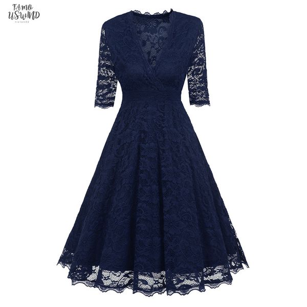 lace elegant dress 3xl 4xl plus size winter women winter dresses half deep v neck robe swing knee length a line dress15l3, Black;gray
lace elegant dress 3xl 4xl plus size winter women winter dresses half deep v neck robe swing knee length a line dress15l3, Black;gray