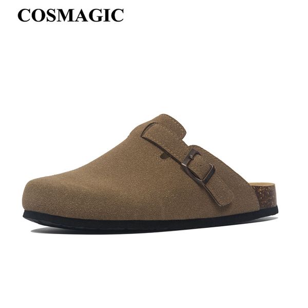 cosmagic 2020 new summer beach cork slippers casual women nubuck leather closed toe non-slip slide slip on shoe, Black
cosmagic 2020 new summer beach cork slippers casual women nubuck leather closed toe non-slip slide slip on shoe, Black