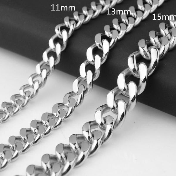 heavy huge stainless steel never fade cuban curb link chain men's women's necklace/bracelet unisex's jewelry 7-40, Silver
heavy huge stainless steel never fade cuban curb link chain men's women's necklace/bracelet unisex's jewelry 7-40, Silver
