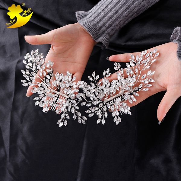 xinyun 2019 new prodducts luxury crystal headband bridal hair accessories women rhinestone hair comb handmade hairband jewelry, Golden;white
xinyun 2019 new prodducts luxury crystal headband bridal hair accessories women rhinestone hair comb handmade hairband jewelry, Golden;white