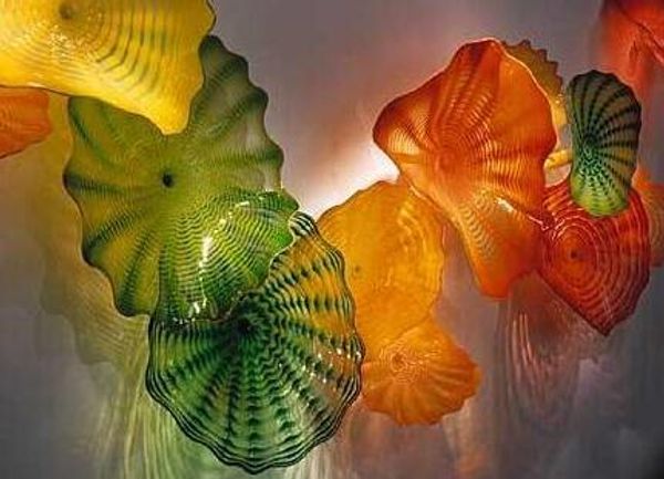 fashion new design wall mounted hanging hand blown stained glass decorative plate craft
fashion new design wall mounted hanging hand blown stained glass decorative plate craft