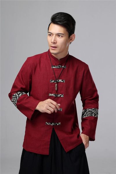 ma fan 2019 new products men's wear cotton linen men's wear chinese-style men loose women's mosaic frog coat, Black;brown
ma fan 2019 new products men's wear cotton linen men's wear chinese-style men loose women's mosaic frog coat, Black;brown