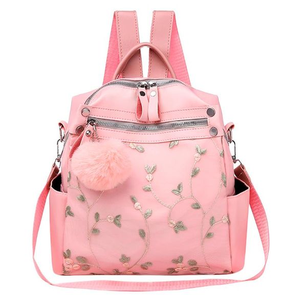 women lace backpack soft leather embroidery bag anti-theft high capacity backpacks casual teenage girls shoulder bag schoolbag
women lace backpack soft leather embroidery bag anti-theft high capacity backpacks casual teenage girls shoulder bag schoolbag