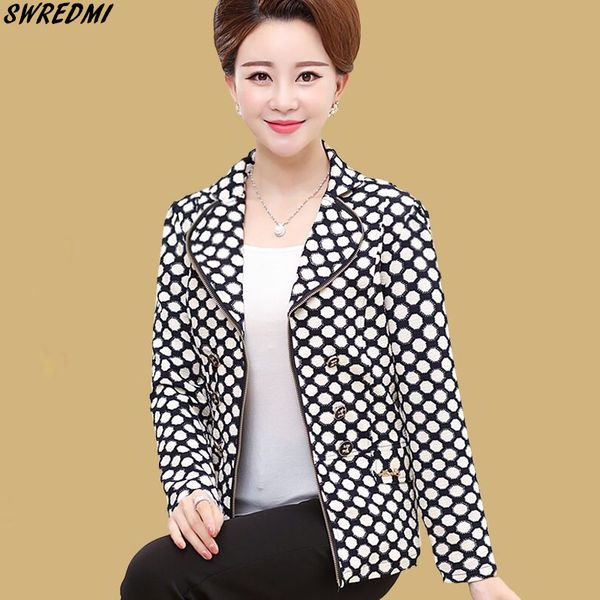 swredmi women jacket coat spring mother clothing plus size 4xl autumn casual printing, Black;brown
swredmi women jacket coat spring mother clothing plus size 4xl autumn casual printing, Black;brown