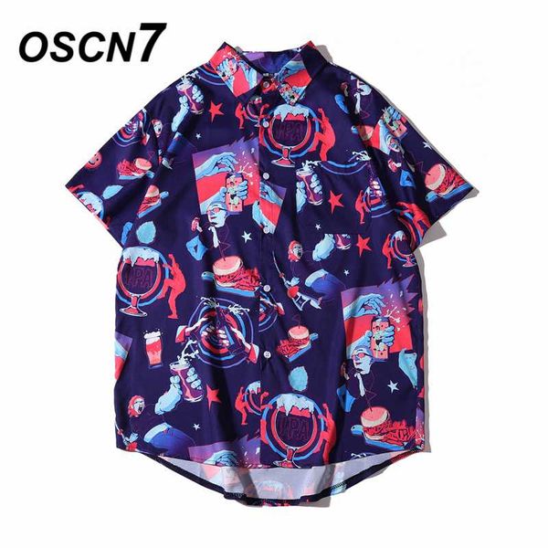 oscn7 casual streetwear beach printed short sleeve shirt men 2020 hawaii oversize fashion harujuku women shirts 2082, White;black
oscn7 casual streetwear beach printed short sleeve shirt men 2020 hawaii oversize fashion harujuku women shirts 2082, White;black