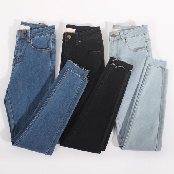 new high waist stretch jeans woman casual denim long pencil pants women vaqueros mujer skinny jeans femme washed mom c5577, Blue 
new high waist stretch jeans woman casual denim long pencil pants women vaqueros mujer skinny jeans femme washed mom c5577, Blue