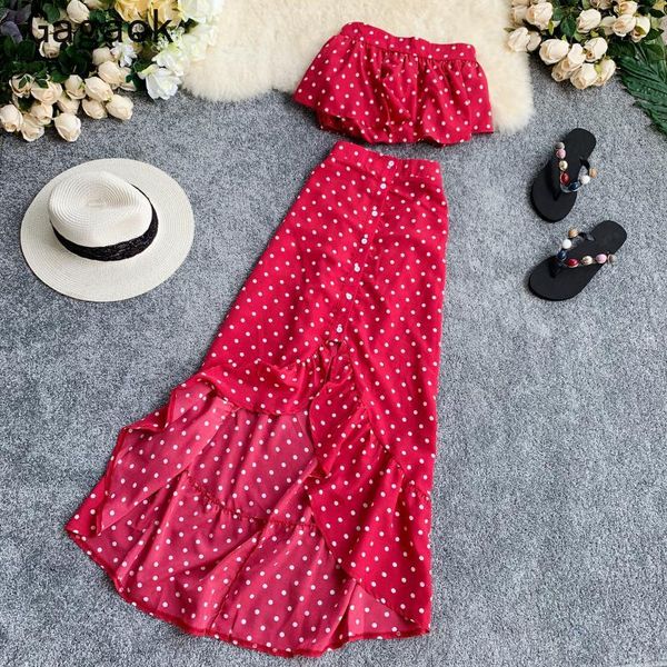 casual dresses gagaok women beach style two piece set 2021 summer slash neck ruffles navel + empire dot a-line slim wild skirts, Black;gray
casual dresses gagaok women beach style two piece set 2021 summer slash neck ruffles navel + empire dot a-line slim wild skirts, Black;gray