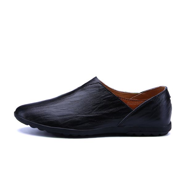 2019 genuine leather men casual shoes luxury italian mens loafers breathable driving shoes slip on comfy moccasins, Black
2019 genuine leather men casual shoes luxury italian mens loafers breathable driving shoes slip on comfy moccasins, Black