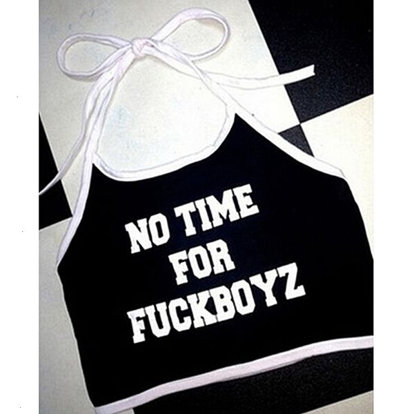 crop woman tanks crop no time fuckboyz letter printed sleeveless halter neck tank summer short vest, White
crop woman tanks crop no time fuckboyz letter printed sleeveless halter neck tank summer short vest, White