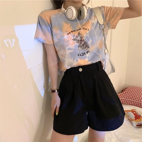 hong kong fashion brand harajuku dress design sense niche tie dye fashion brand harajuku women's half slee half-sleeve women's des, White
hong kong fashion brand harajuku dress design sense niche tie dye fashion brand harajuku women's half slee half-sleeve women's des, White
