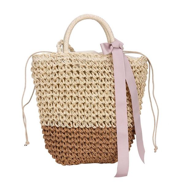 fashion women bucket bags summer beach wild chain messenger shoulder weaving bag solid with ribbon bolsa feminina g
fashion women bucket bags summer beach wild chain messenger shoulder weaving bag solid with ribbon bolsa feminina g