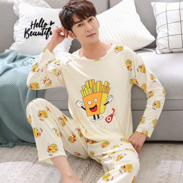 yidanna men pajamas set autumn long sleeved sleep clothing casual cotton sleepwear male plus size nightwear cartoon suit nighty, Black;brown
yidanna men pajamas set autumn long sleeved sleep clothing casual cotton sleepwear male plus size nightwear cartoon suit nighty, Black;brown