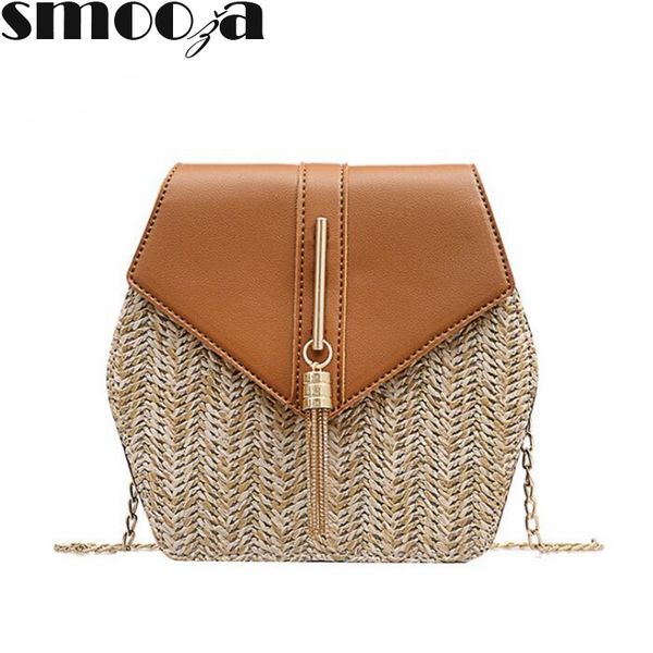 smooza chic малых соломы женщина сумки женской цепей плечо сумка ручной работа пляж crossbody сумка женская кисточка сумка kniting tote pu
smooza chic малых соломы женщина сумки женской цепей плечо сумка ручной работа пляж crossbody сумка женская кисточка сумка kniting tote pu