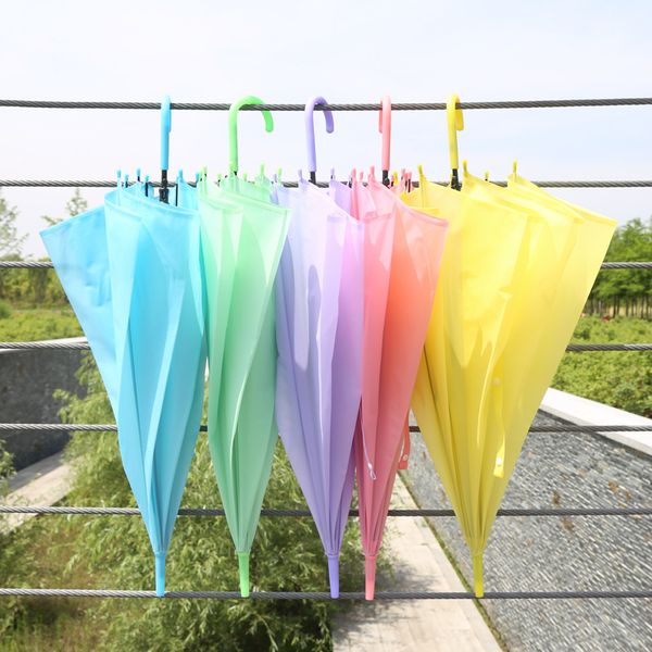 long handle frosted transparent umbrellas outdoor rainny sunny protection umbrellas colorful white parasol for wedding
long handle frosted transparent umbrellas outdoor rainny sunny protection umbrellas colorful white parasol for wedding
