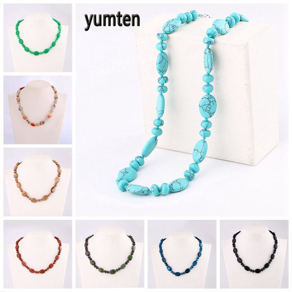 yumten women beaded choker female stone necklace beads chain reiki healing fashion accessories natural crystal power jewelry, Silver
yumten women beaded choker female stone necklace beads chain reiki healing fashion accessories natural crystal power jewelry, Silver
