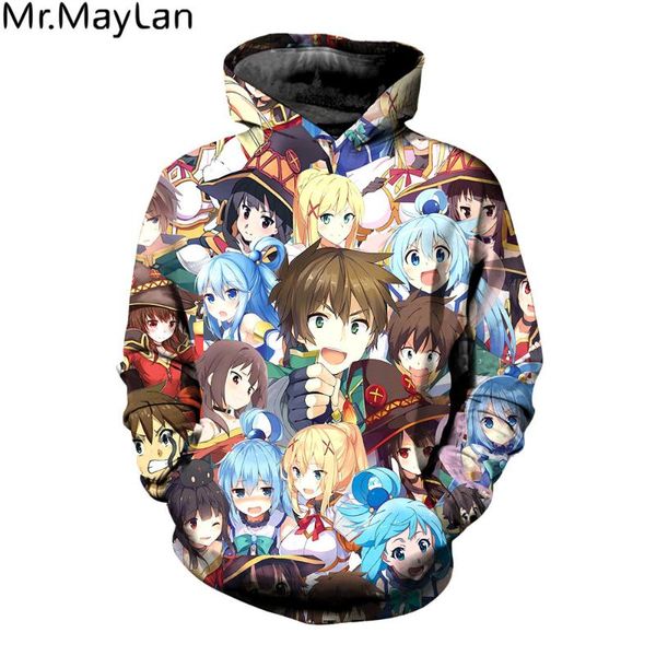 2020 fashion 3d hoodies anime konosuba characters collage printed men women hoodie streetwear casual sudadera hombre drop ship, Black
2020 fashion 3d hoodies anime konosuba characters collage printed men women hoodie streetwear casual sudadera hombre drop ship, Black
