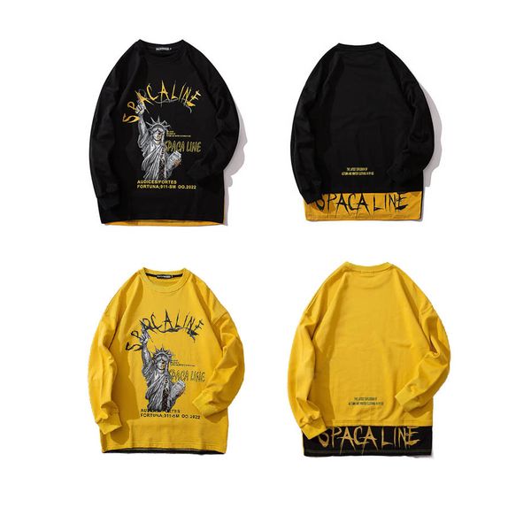 men fashion designer hoodies couple sweater 2019 spring autumn brand mens street style loose solid color mens luxury printed hoodies, Black
men fashion designer hoodies couple sweater 2019 spring autumn brand mens street style loose solid color mens luxury printed hoodies, Black