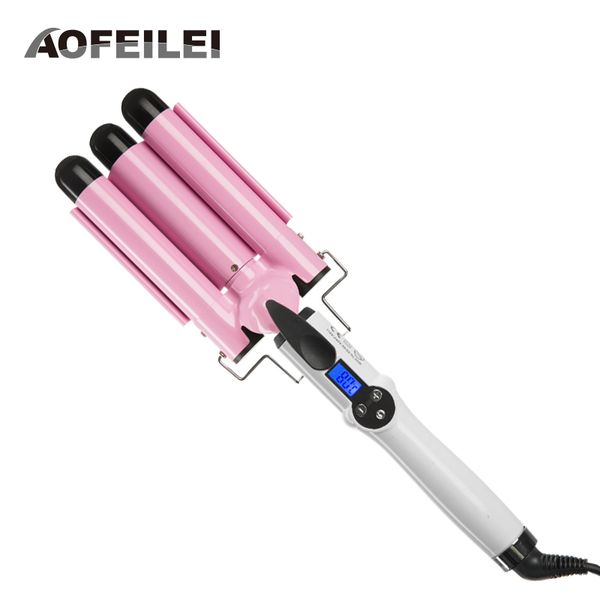 limited 3 barrels big wave professional hair curling iron automatic perm splint curler waver curlers rollers styling tools
limited 3 barrels big wave professional hair curling iron automatic perm splint curler waver curlers rollers styling tools