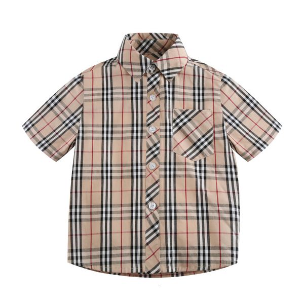 children's clothes 2019 boys lapel lattice english wind short sleeve shirt in children summer weary5y5, White;black
children's clothes 2019 boys lapel lattice english wind short sleeve shirt in children summer weary5y5, White;black