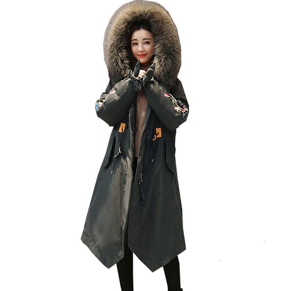 removable grand bontkraag plus size winter jas women long womens down katoen jassen new parka hooded woman jas ukraine, Black
removable grand bontkraag plus size winter jas women long womens down katoen jassen new parka hooded woman jas ukraine, Black