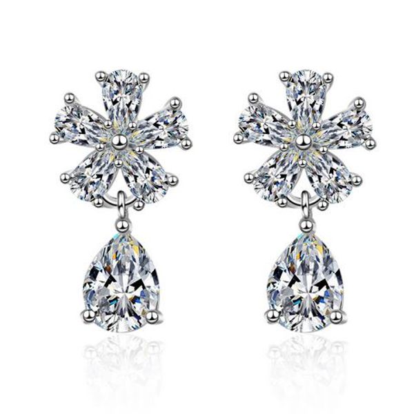925 sterling silver pin female korean temperament earrings jewelry shiny zircon flower earrings korean
925 sterling silver pin female korean temperament earrings jewelry shiny zircon flower earrings korean