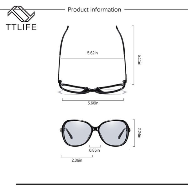 sunglasses women polarized chameleon ttlife glasses driving tinted goggle anti-glare sun glasses lunette soleil femme ch01, Blue
sunglasses women polarized chameleon ttlife glasses driving tinted goggle anti-glare sun glasses lunette soleil femme ch01, Blue