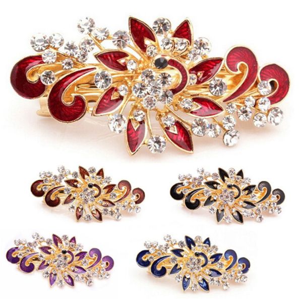 fashion women girl cute princess colorful shinning crystal rhinestones peacock party wedding hairpin hair clip jewelry, Black;brown
fashion women girl cute princess colorful shinning crystal rhinestones peacock party wedding hairpin hair clip jewelry, Black;brown