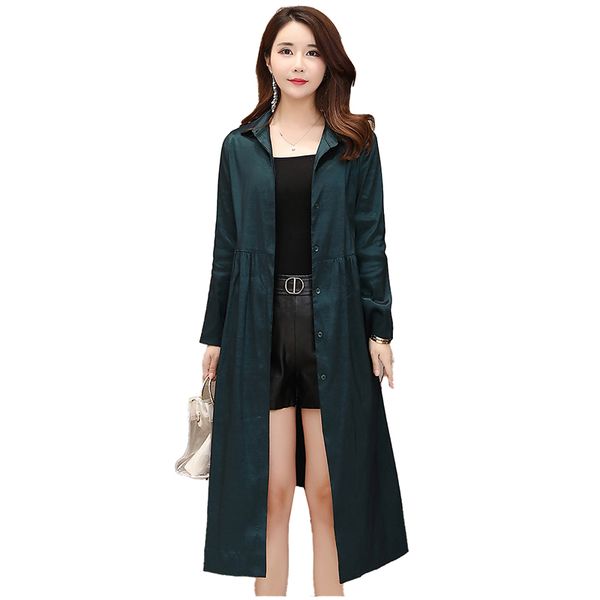 women trench coat autumn 2020 mid-length slim fit trend simple personality long-sleeved collar was thin versatile coat 10z, Tan;black
women trench coat autumn 2020 mid-length slim fit trend simple personality long-sleeved collar was thin versatile coat 10z, Tan;black