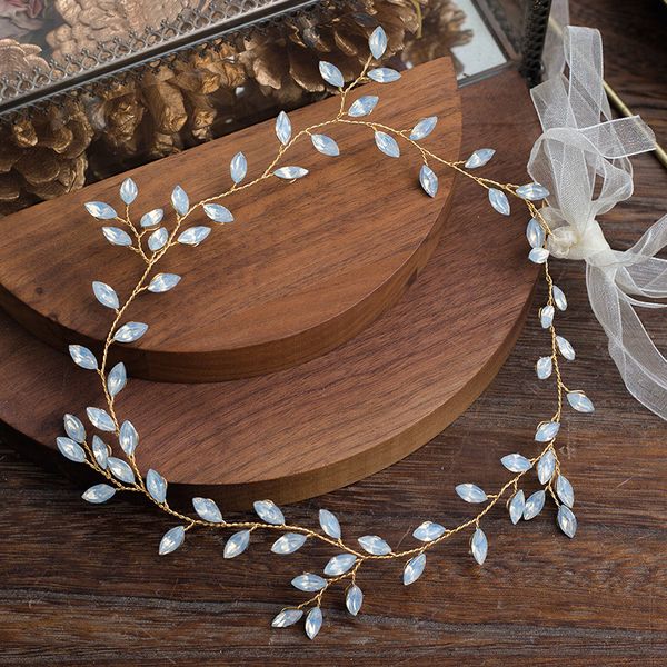western wedding jewelry headdress for bride handmade crystal hair accessories crown floral crystal hair ornaments, Golden;white
western wedding jewelry headdress for bride handmade crystal hair accessories crown floral crystal hair ornaments, Golden;white
