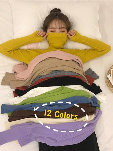 women's sweaters spring autumn slim sheath knitted casual solid pullovers turtleneck sweater all-match long sleeve winter clothes women, White;black
women's sweaters spring autumn slim sheath knitted casual solid pullovers turtleneck sweater all-match long sleeve winter clothes women, White;black