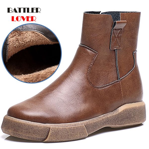 2019 new waterproof women snow boots ladies winter short fur rubber footwear warm shoes flat work boot female punk shoes, Black
2019 new waterproof women snow boots ladies winter short fur rubber footwear warm shoes flat work boot female punk shoes, Black