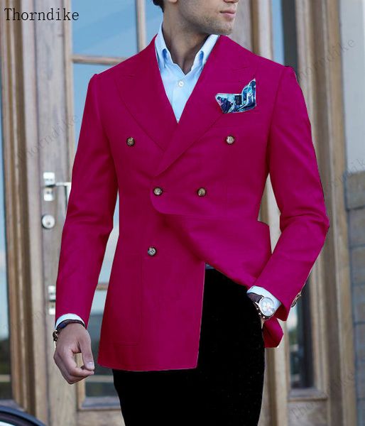 thorndike ( jackets + pants ) double breasted suit groom wedding suits men dress suit dinner party prom formal business, White;black
thorndike ( jackets + pants ) double breasted suit groom wedding suits men dress suit dinner party prom formal business, White;black